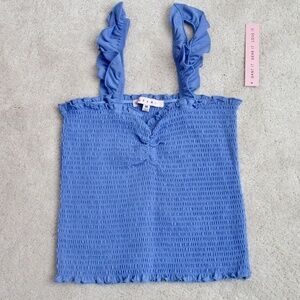 CRAVE FAME Girls Light Blue Halter Top Size Medium